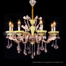 Empire style k9 crystal candle chandelier large crystal candle pendant light 88626